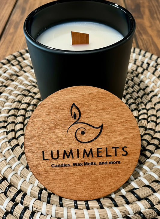 Aphrodisiac 12oz Matte Black Glass Candle