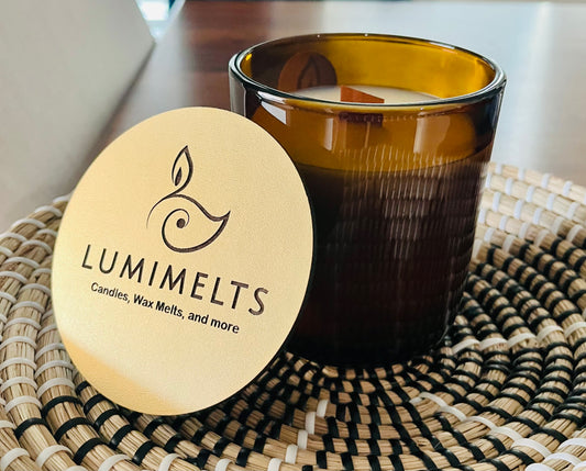 12oz Golden Glow Citrine Candle (Wick It Fruity)