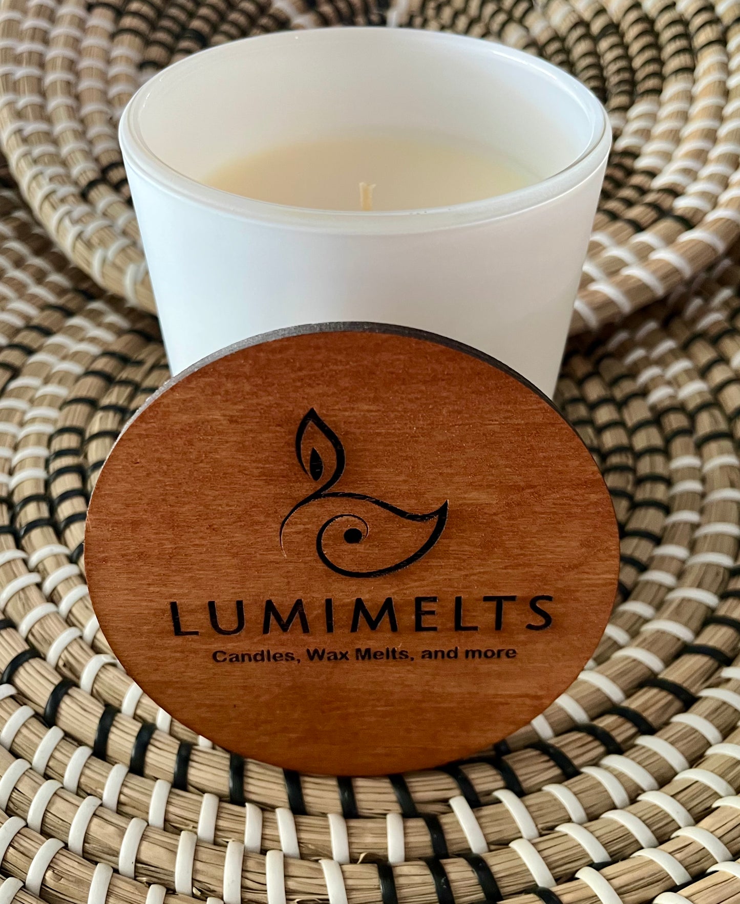 Namast’ay Calm 12oz Matte White Glass Candle