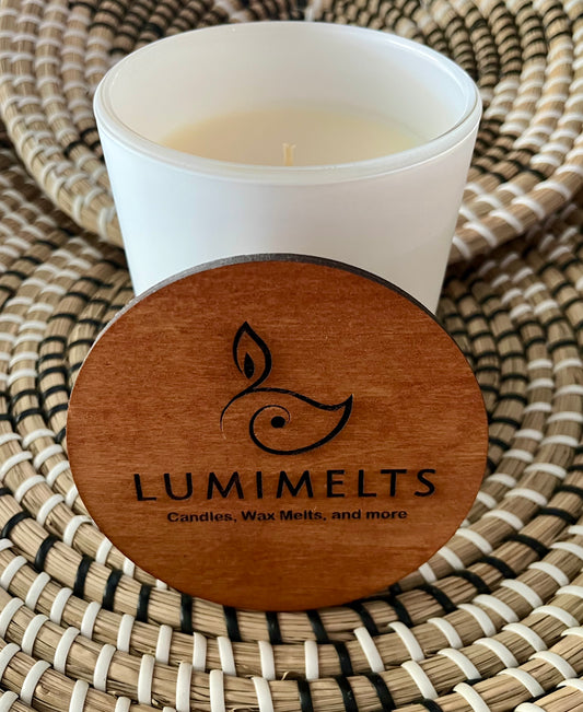 Namast’ay Calm 12oz Matte White Glass Candle